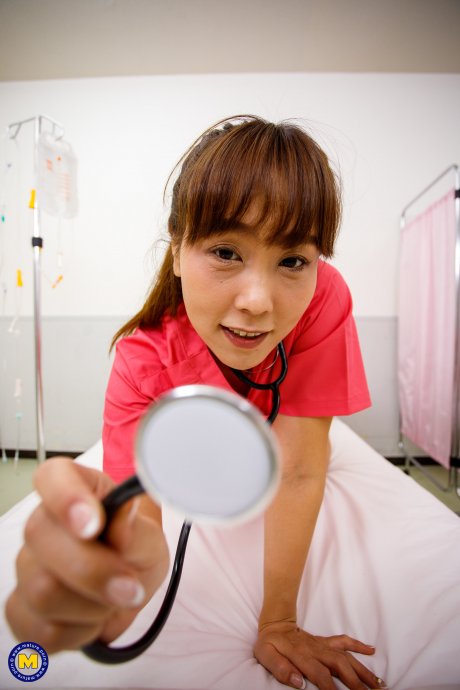One lucky patient gets a kinky pov treatment by hot mature nurse Shoko Chiba